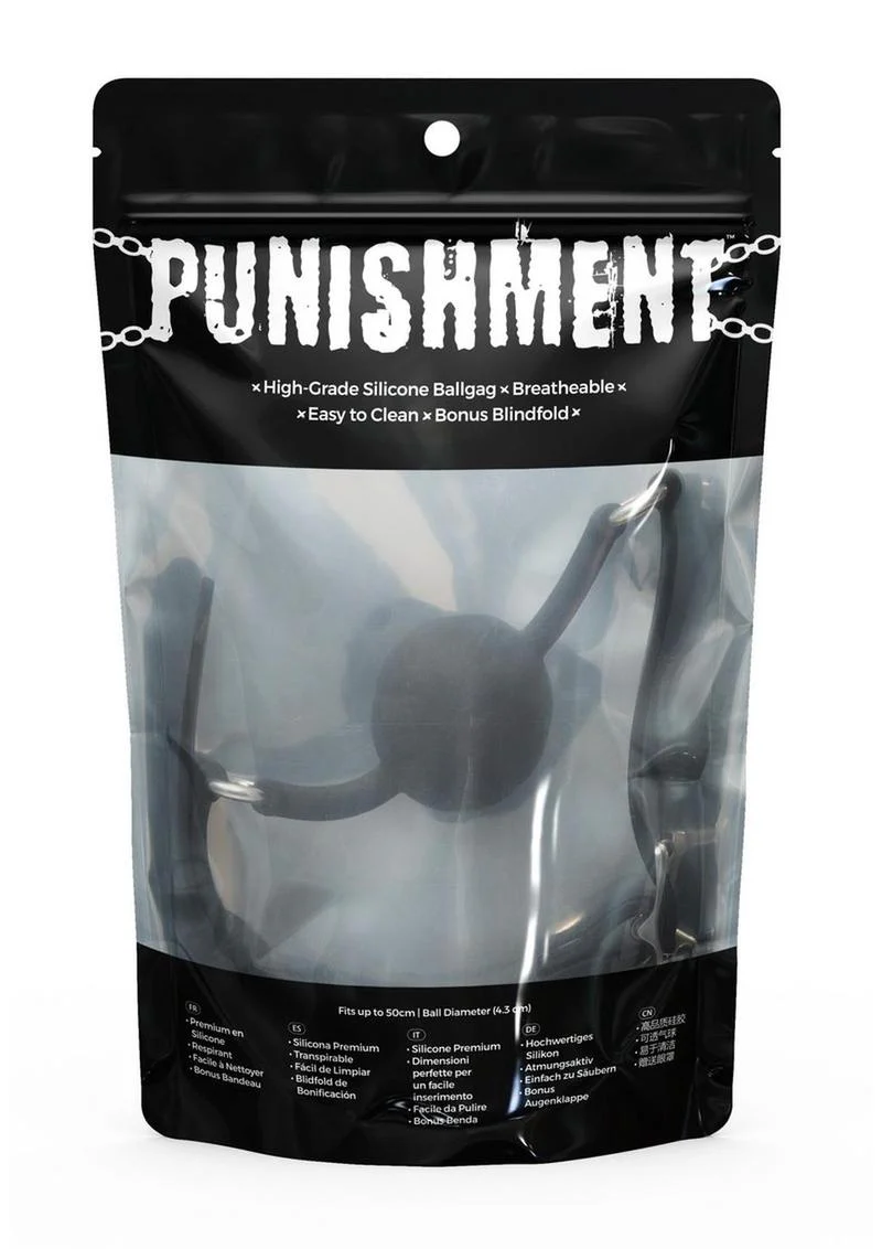 Punishment Silicone Ball Gag - Image 3