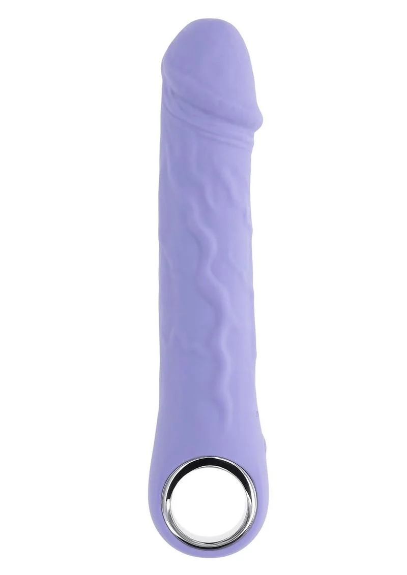 Purple Fantasy Rechargeable Silicone Vibrator - Image 3