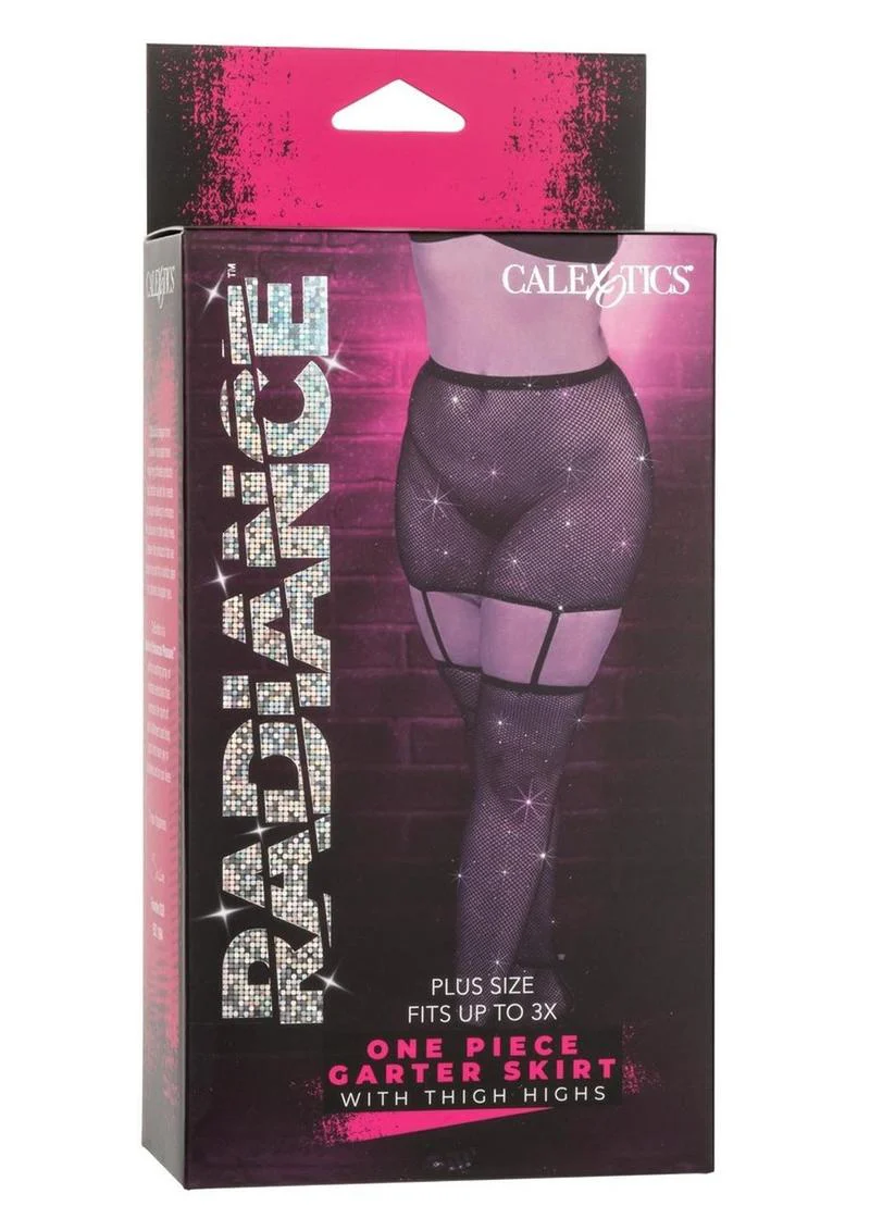 Radiance One Piece Garter Skirt with Thigh Highs - Image 5