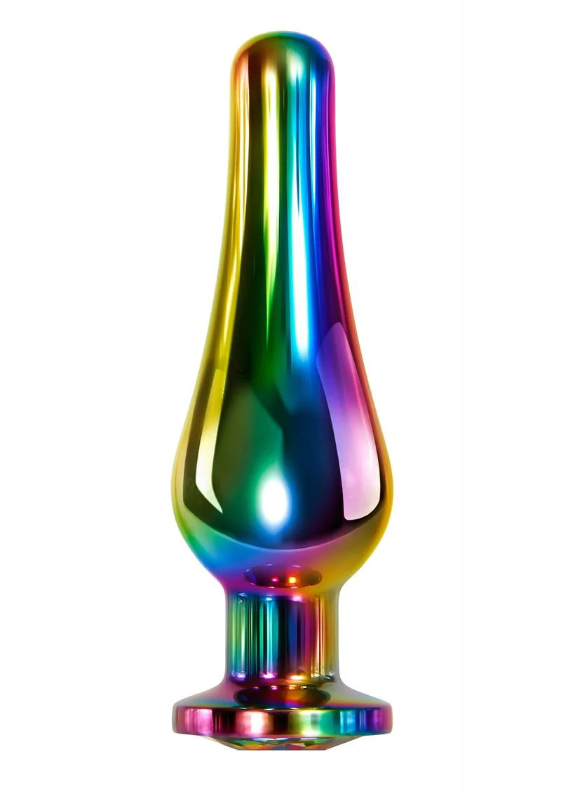 Rainbow Metal Anal Plug - Image 6