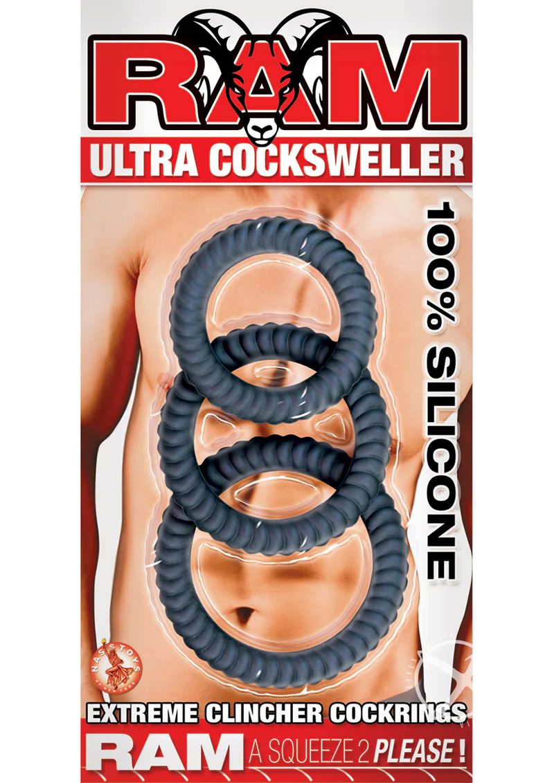Ram Ultra Cocksweller Silicone Cock Rings - Image 2
