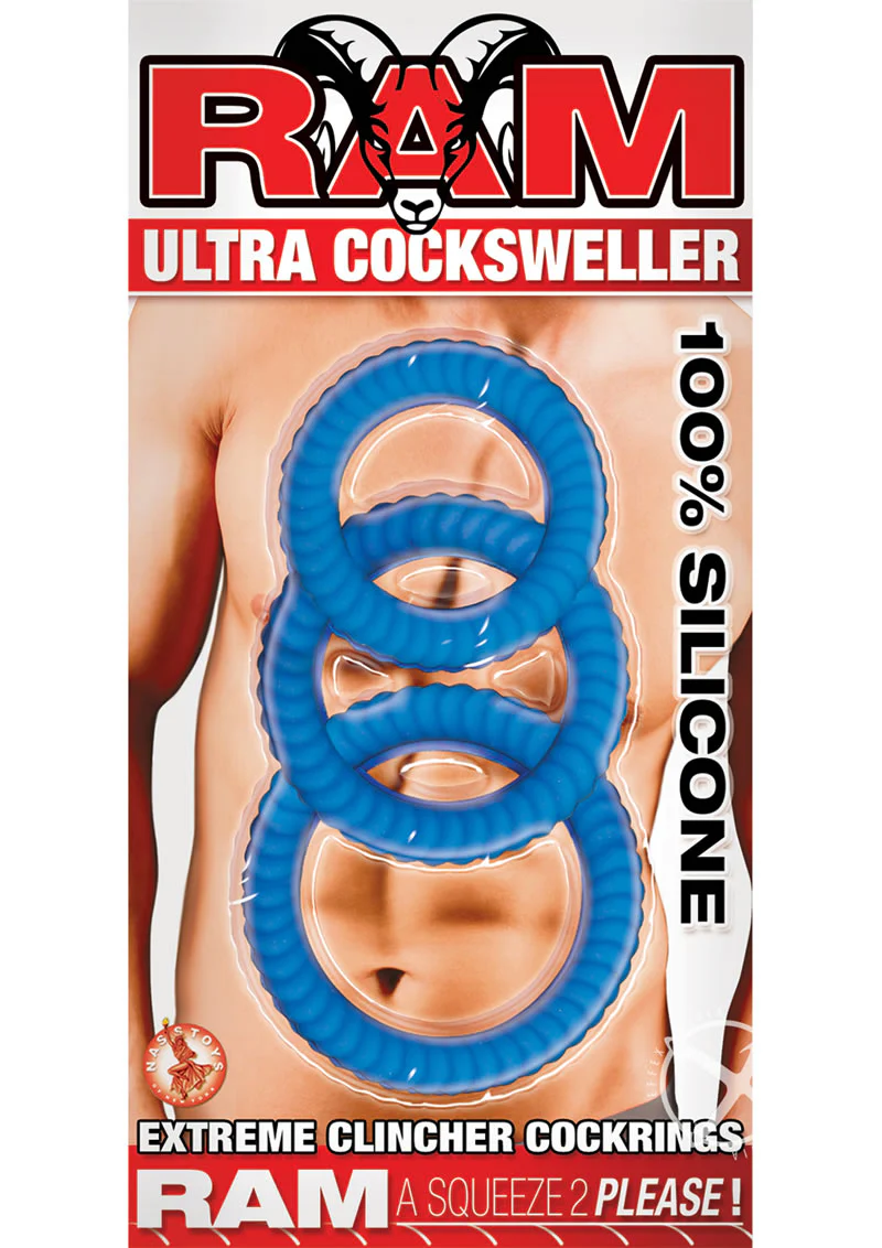 Ram Ultra Cocksweller Silicone Cock Rings - Image 3