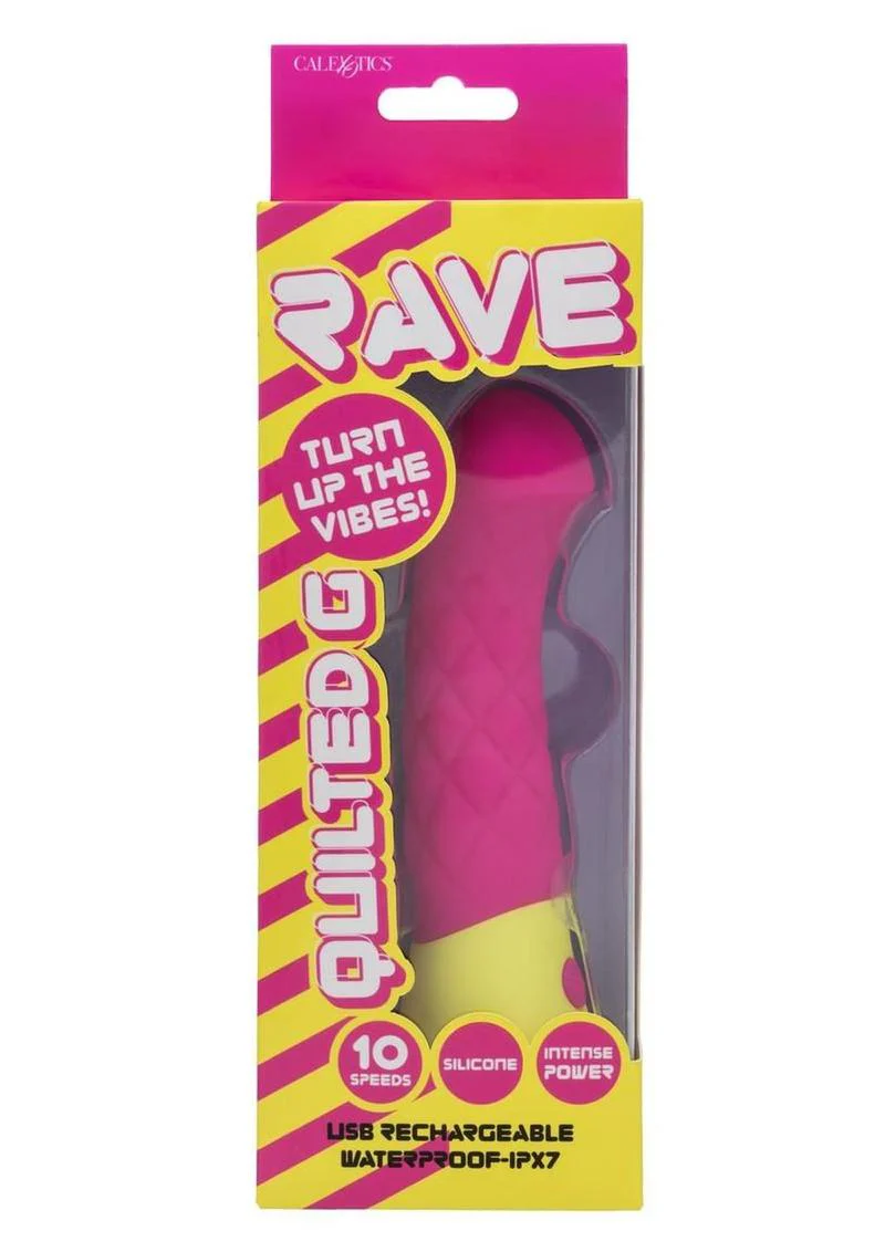Rave Quilted G Rechargeable Silicone Vibrator - Image 2