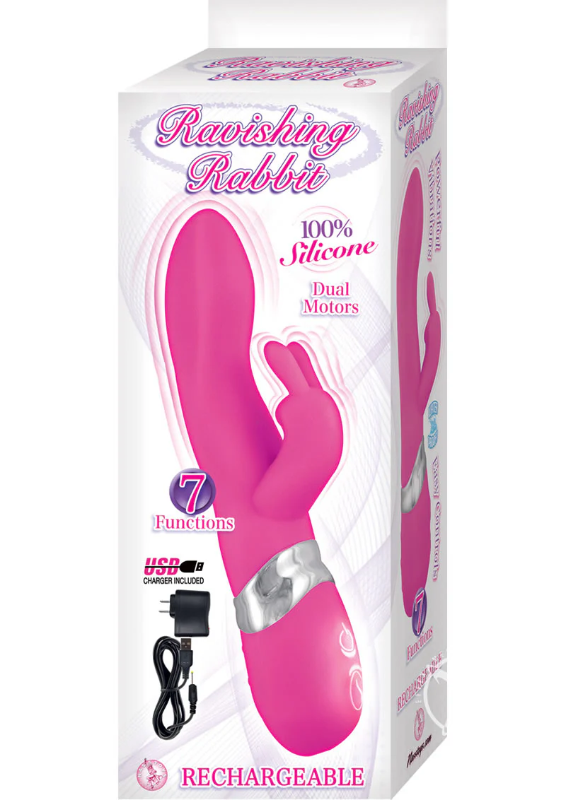 Ravishing Rabbit Silicone Rechargeable Vibrator - Image 2