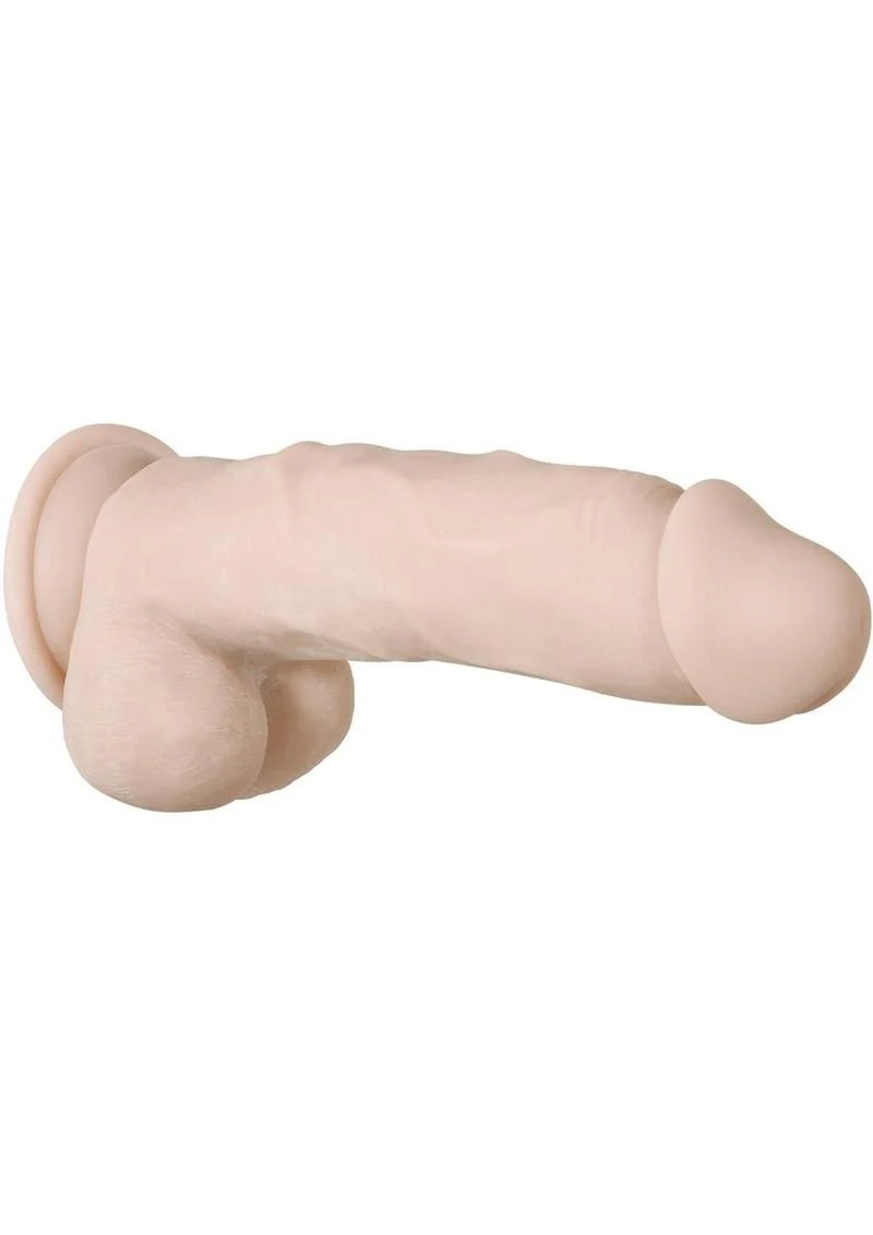 Real Supple Girthy Poseable Dildo with Balls - Image 6