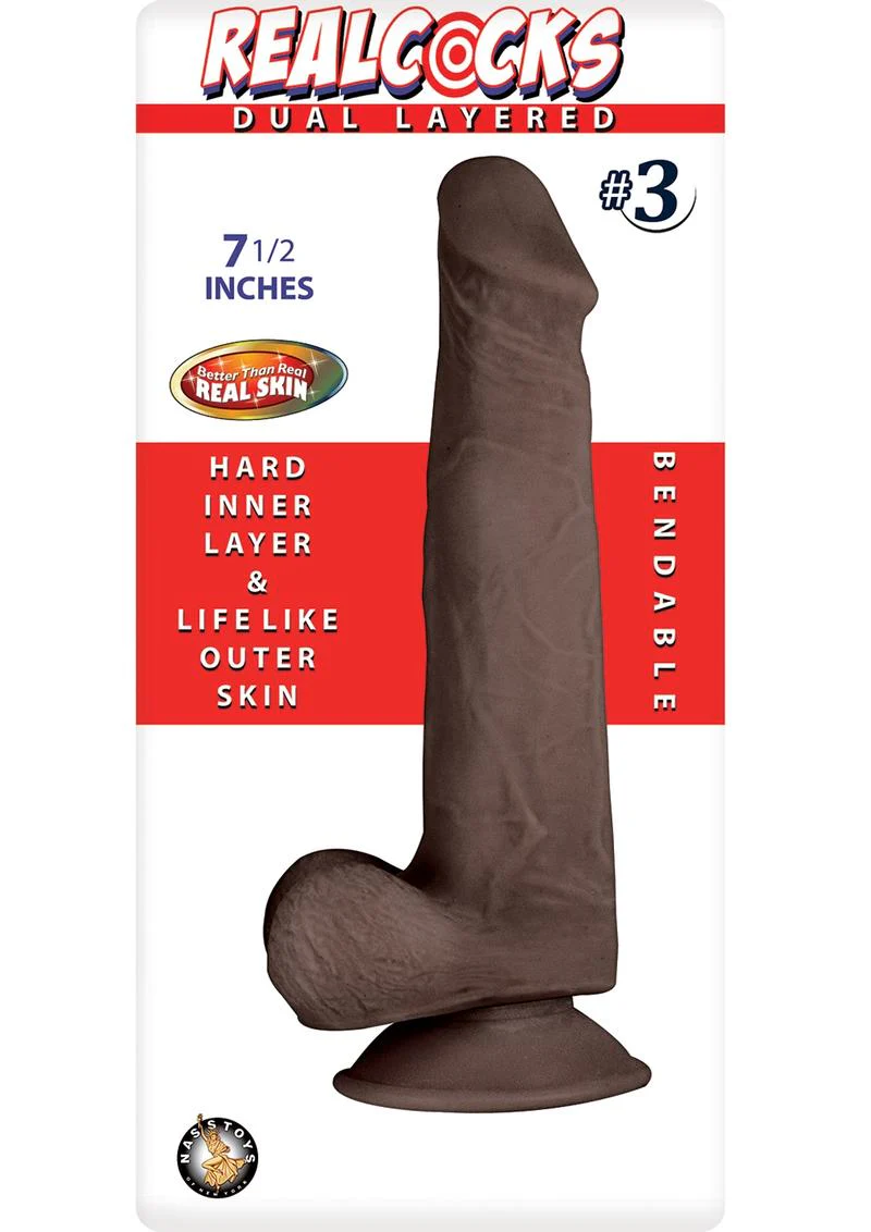 Realcocks Dual Layered #3 Bendable Dildo - Image 3