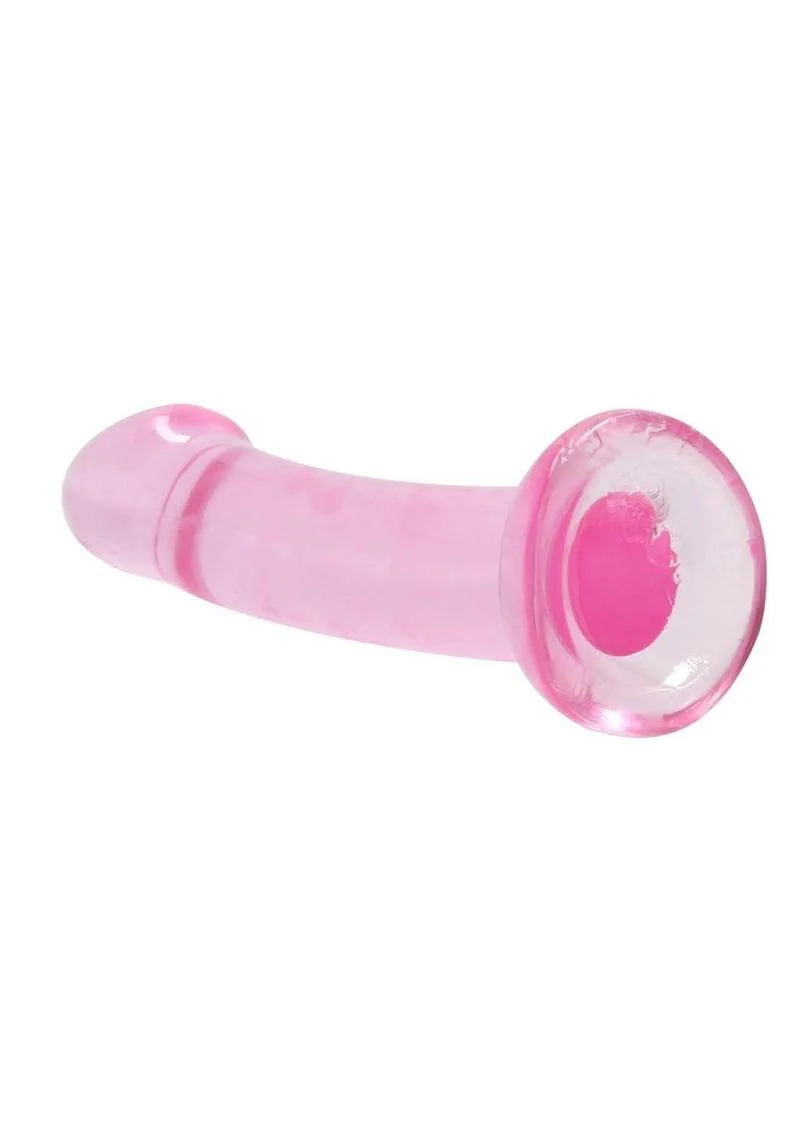Realrock Crystal Clear Non Realistic Dildo with Suction Cup - Image 17