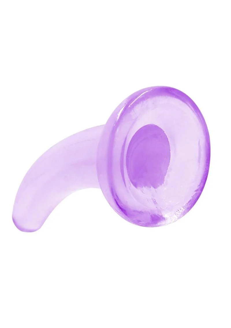 Realrock Crystal Clear Non Realistic Dildo with Suction Cup - Image 37