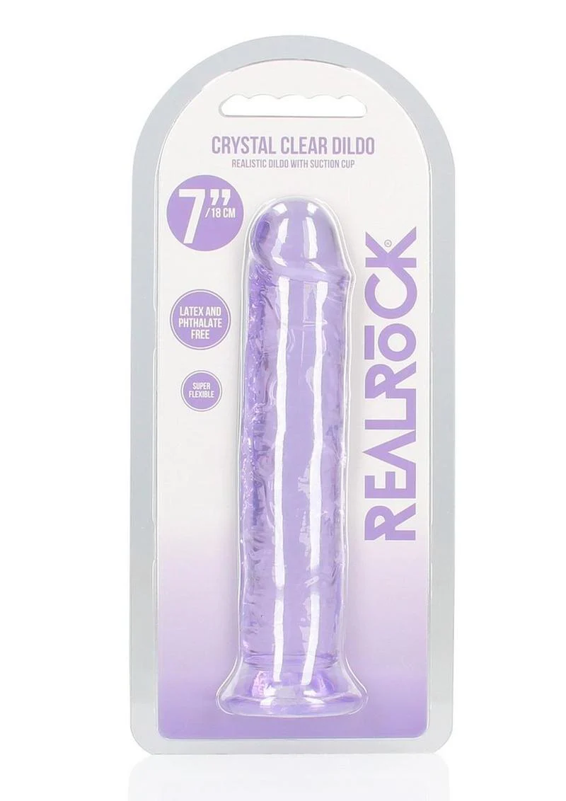 Realrock Crystal Clear Straight No Balls Dildo - Image 22