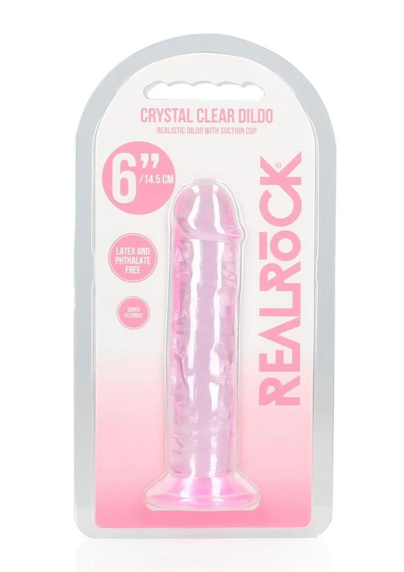 Realrock Crystal Clear Straight No Balls Dildo - Image 34