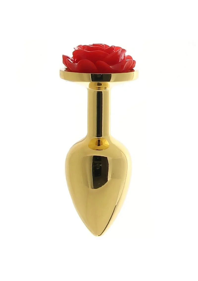 Rear Assets Rose Aluminum Anal Plug - Image 13