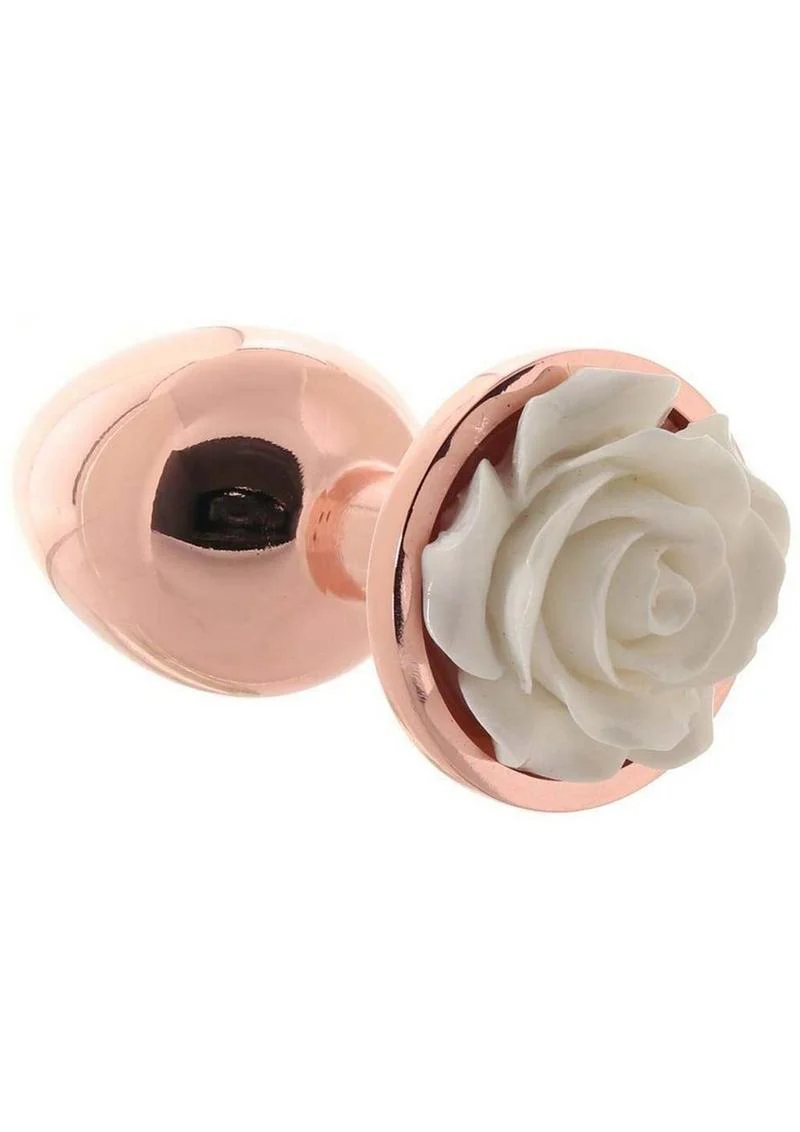 Rear Assets Rose Aluminum Anal Plug - Image 15