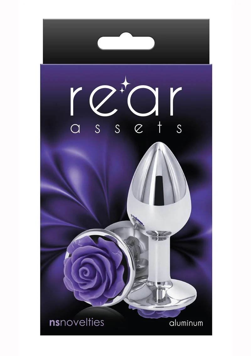 Rear Assets Rose Aluminum Anal Plug - Image 7