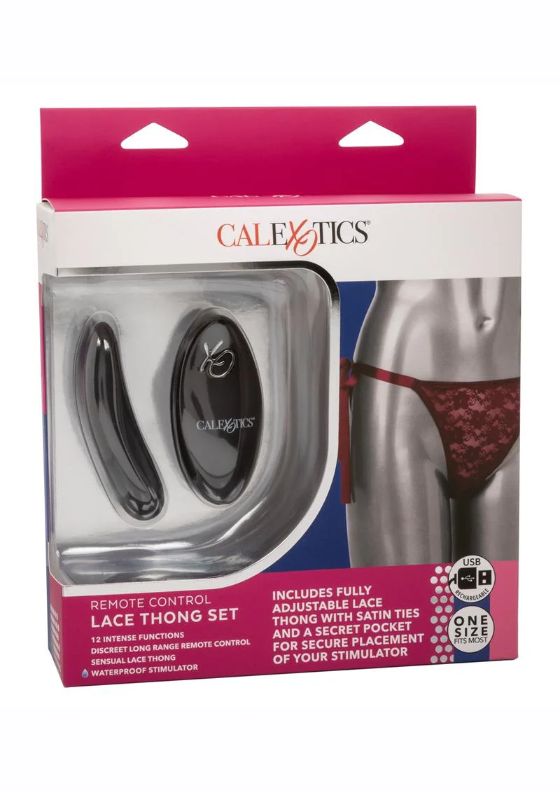Remote Control Rechargeable Lace Thong - Image 4
