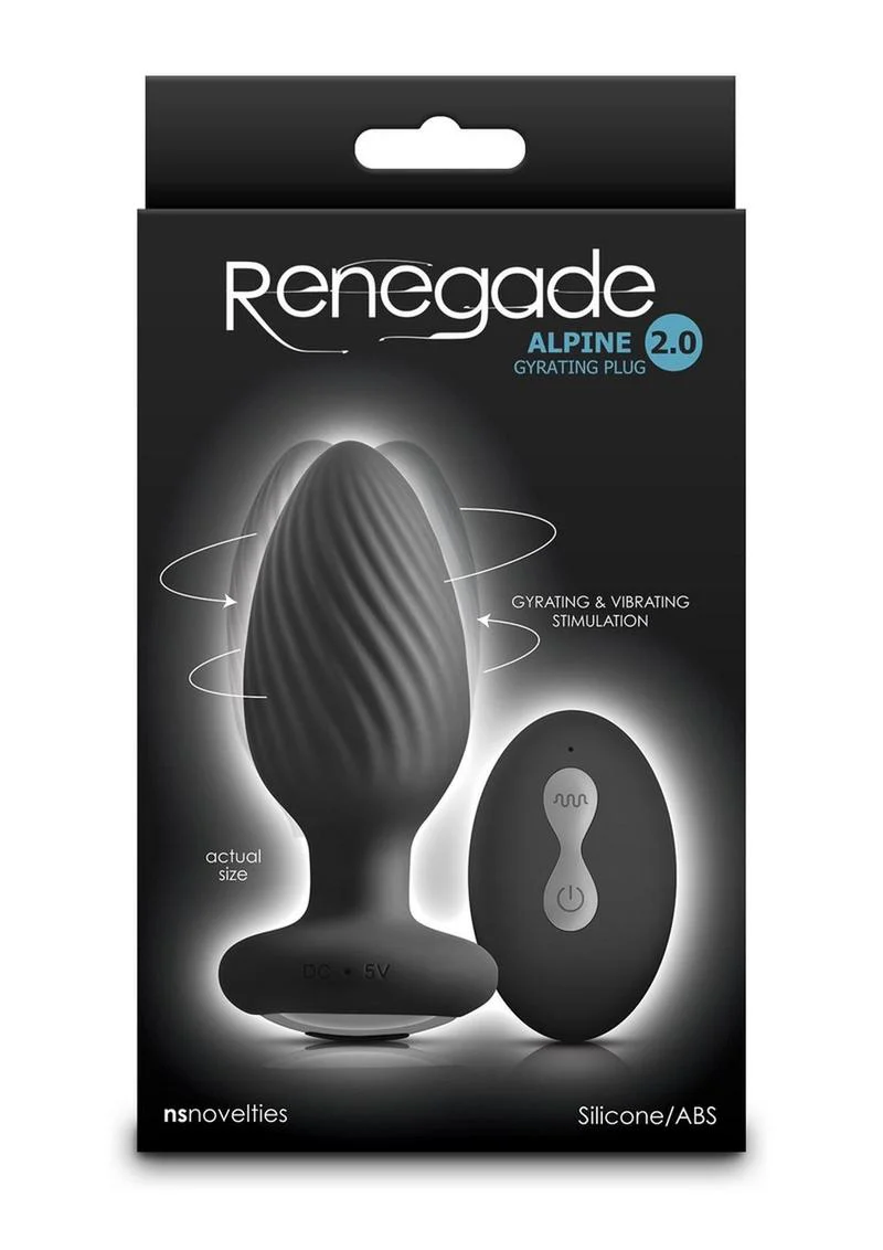 Renegade Alpine 2.0 Rechargeable Silicone Remote Anal Plug - Image 4