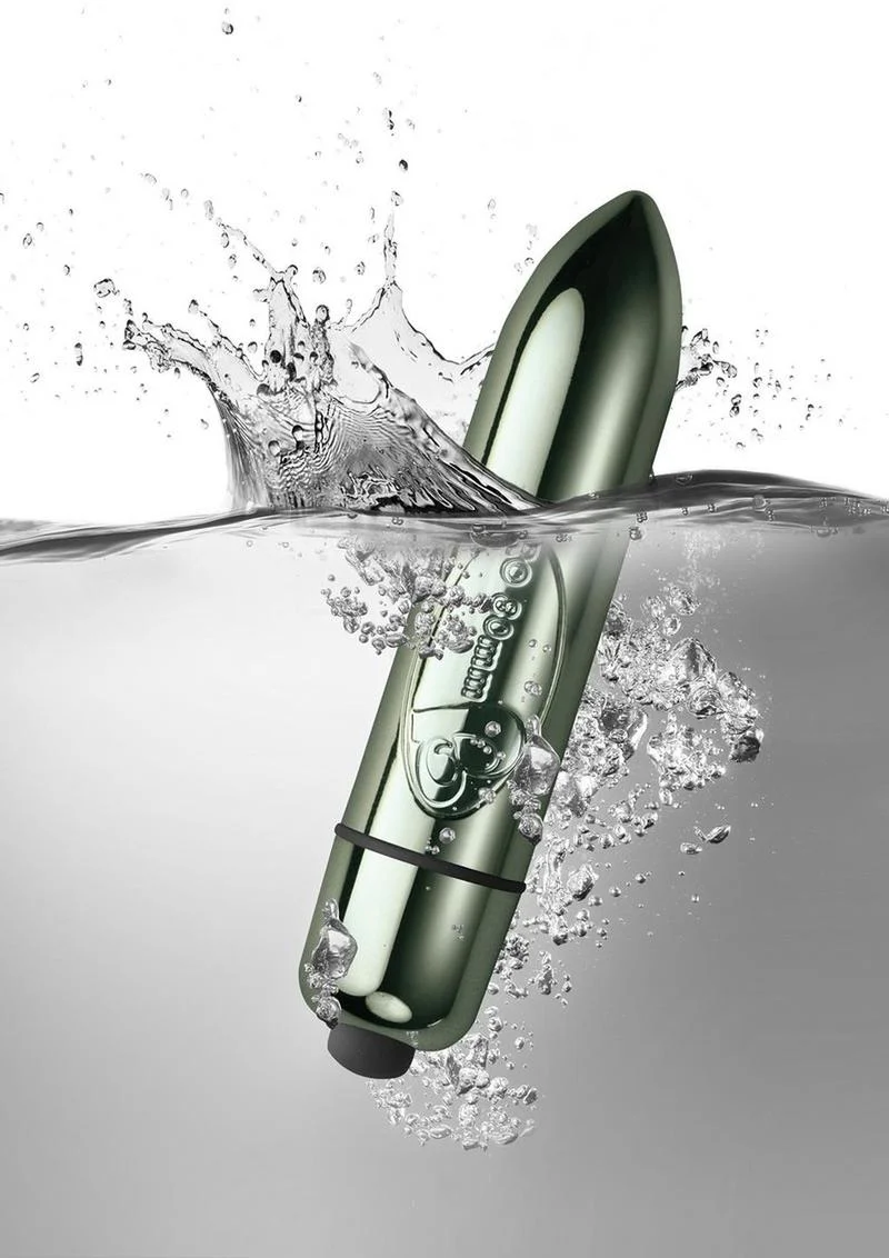 RO 80mm Single Speed Bullet Vibrator - Chrome - Image 2