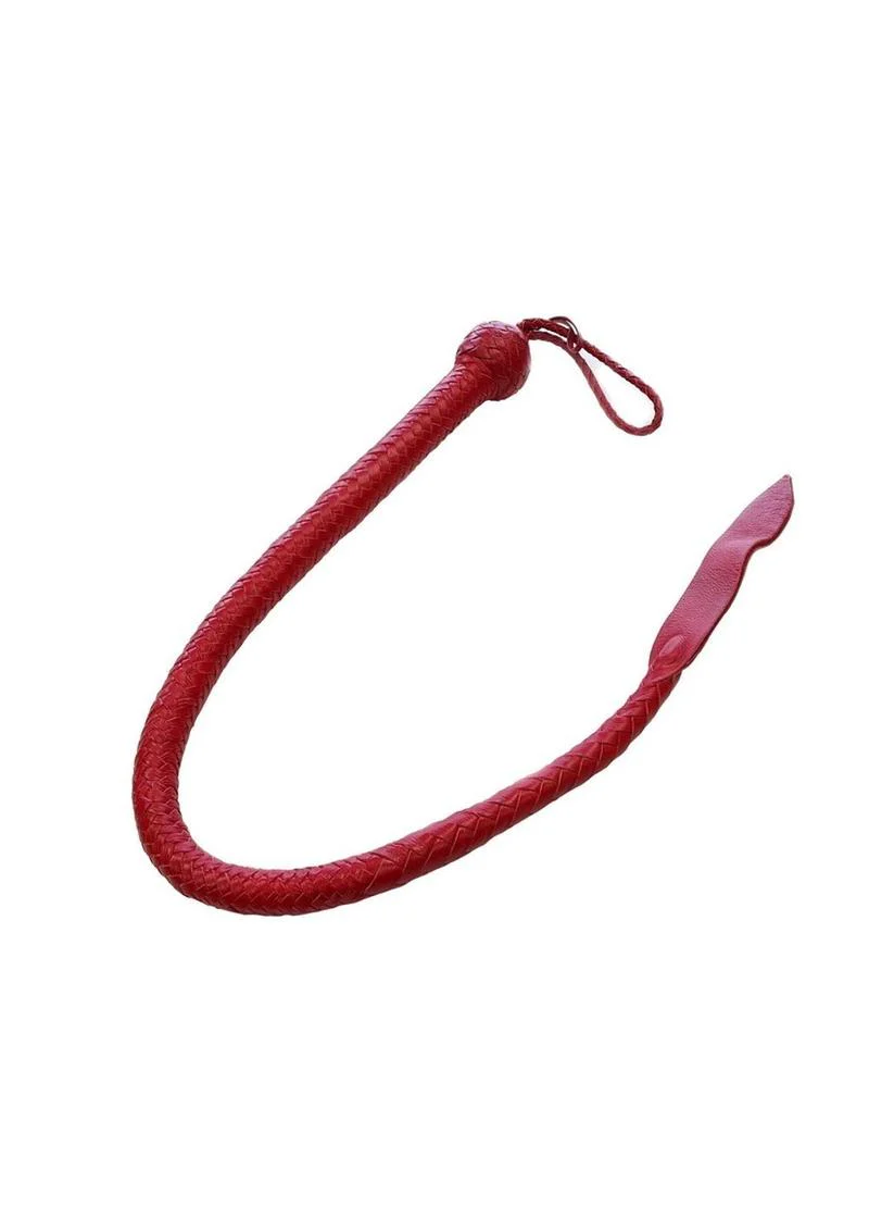 Rouge Leather Devil Tail Whip - Image 2