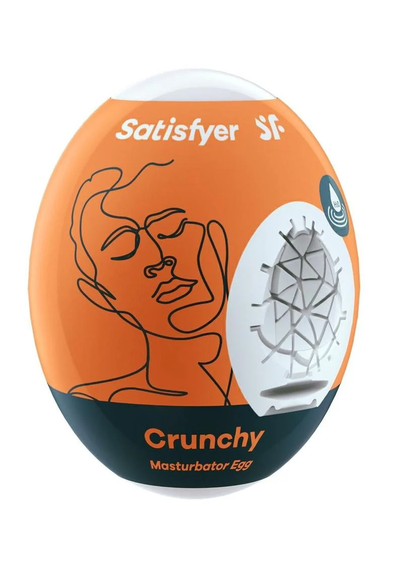 Satisfyer Masturbator Egg 3 Pack Set (Crunchy - Image 2