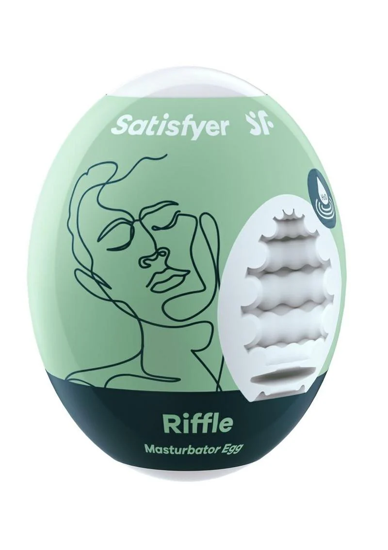 Satisfyer Masturbator Egg 3 Pack Set (Riffle - Image 3