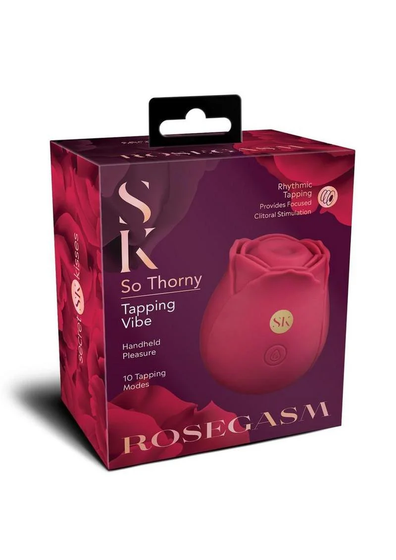 Secret Kisses Rosegasm So Thorny Rechargeable Silicone Vibrator - Image 2