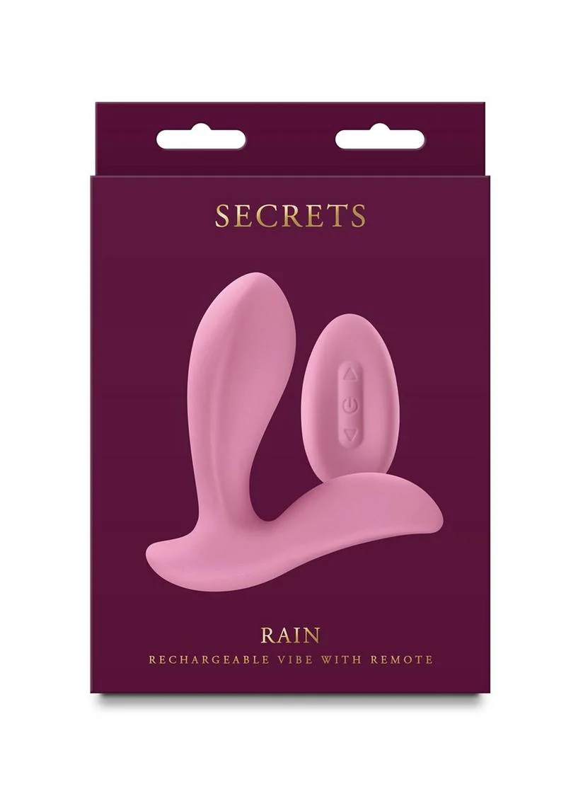 Secrets Rain Rechargeable Silicone Vibrator with Remote - Image 4