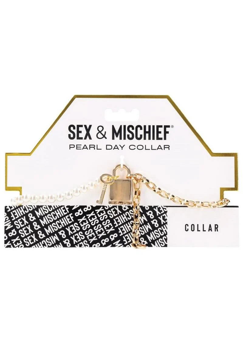 Sex and Mischief Pearl Day Collar - Image 3