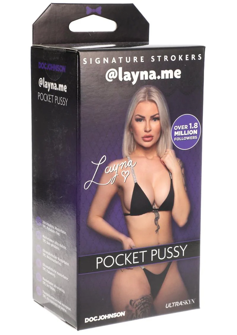 Signature Strokers Girls Of Social Media @Layna.me Pocket Pussy Masturbator