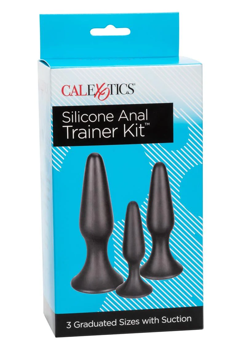 Silicone Anal Trainer Kit Black 3 Sizes - Image 4