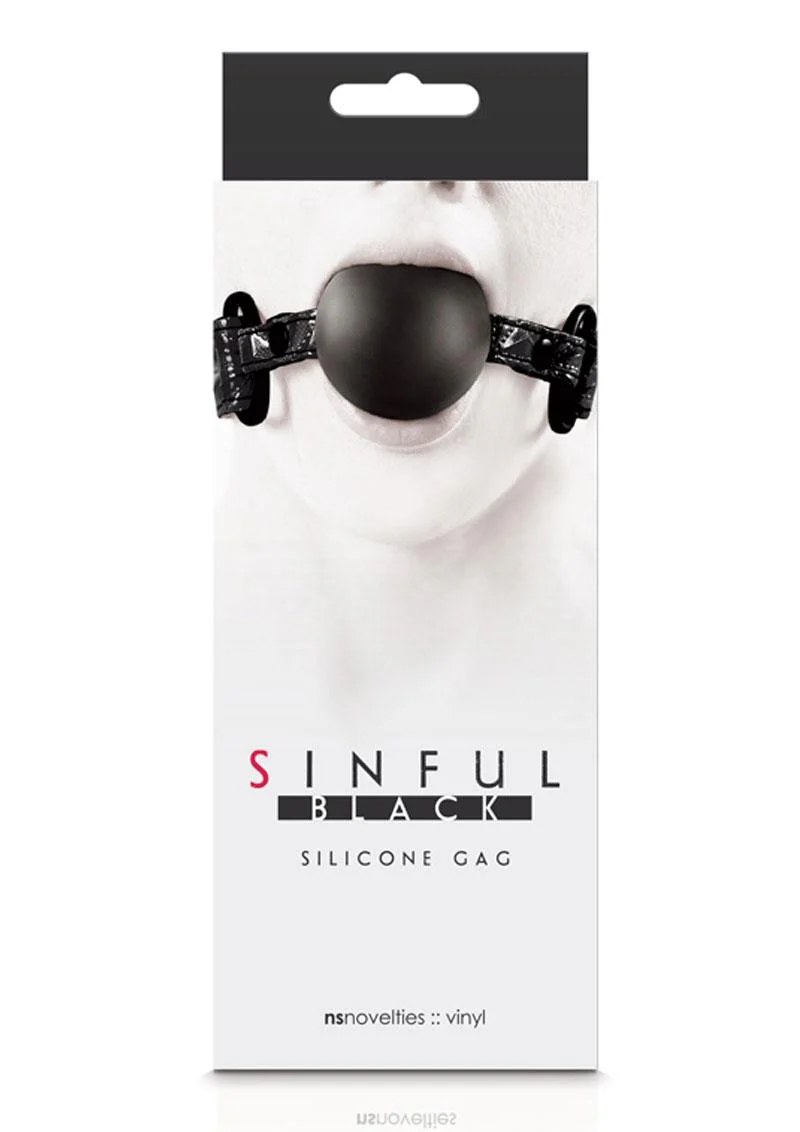 Sinful Silicone Ball Gag - Image 2