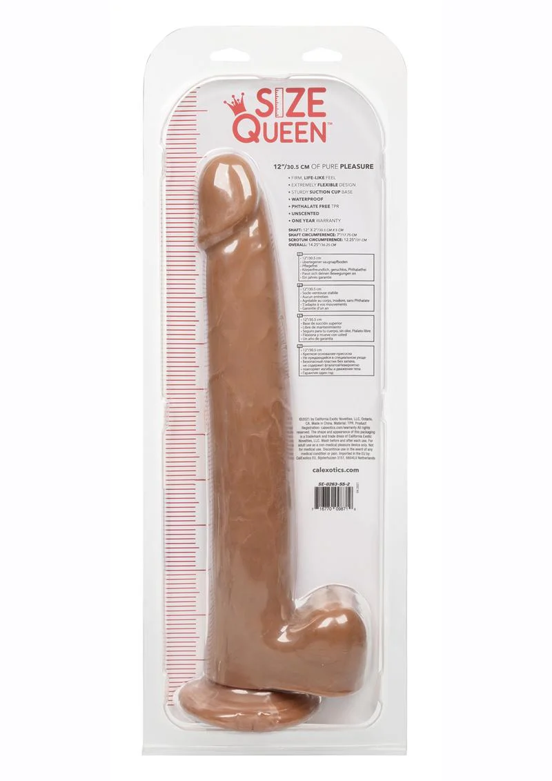 Size Queen Dildo with Balls - Image 8