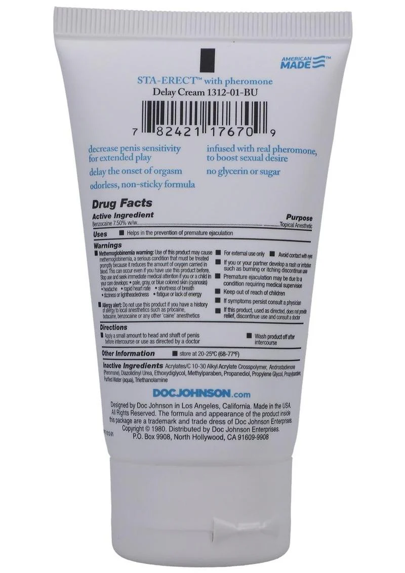 Sta-Erect Delay Cream For Men