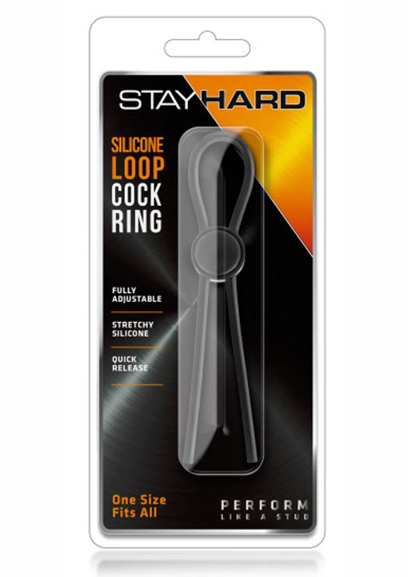 Stay Hard Silicone Loop Cock Ring - Image 3