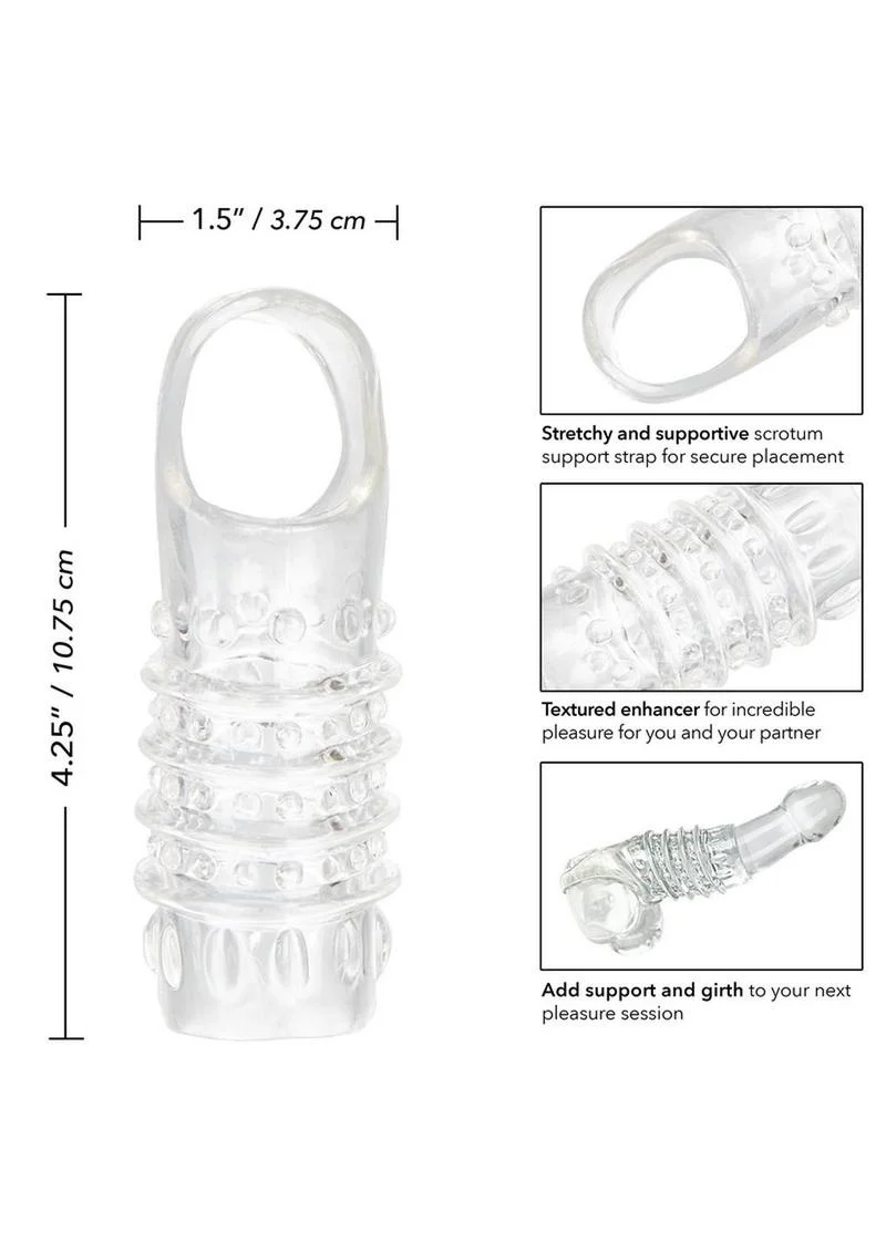 Stimulation Enhancer Textured Penis Sleeve - Image 4