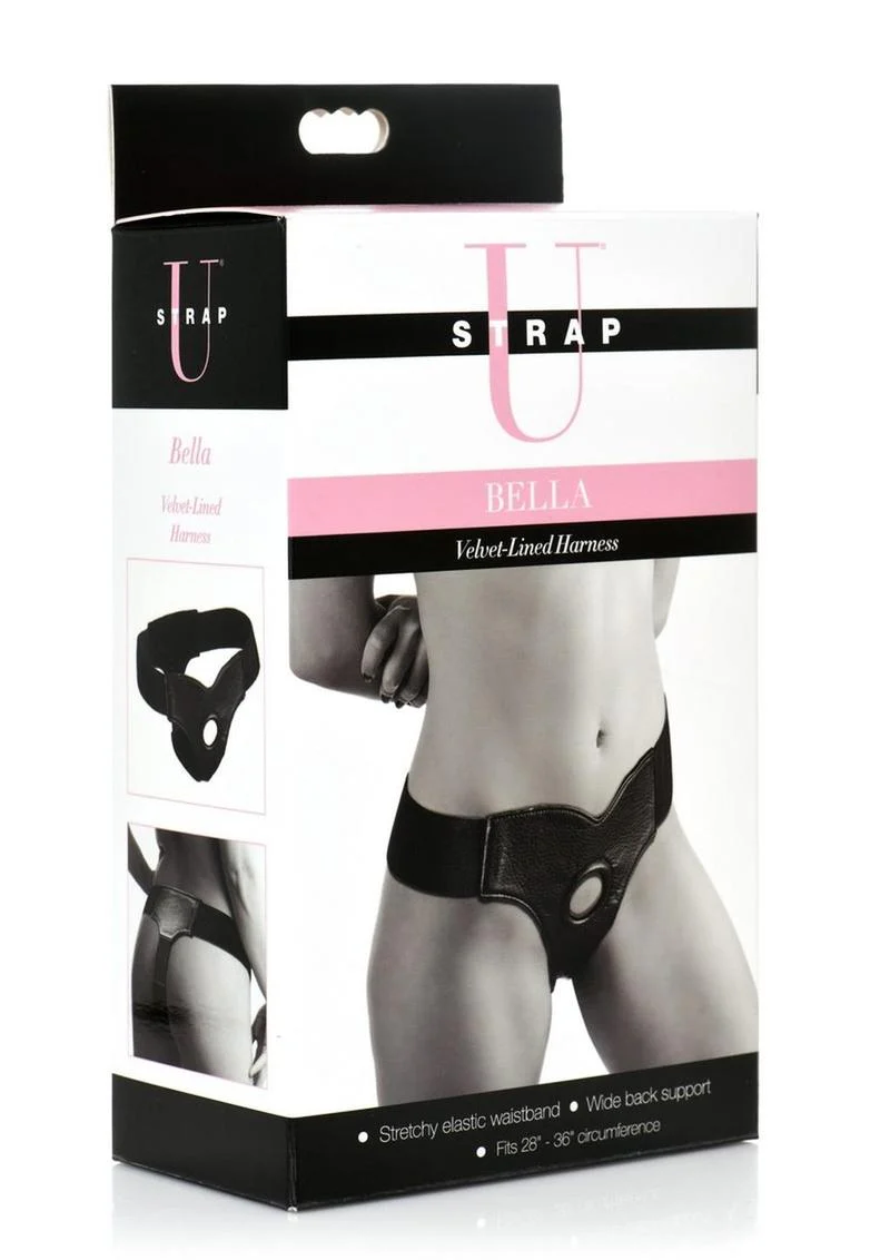 Strap U Bella Velvet-Lined Elastic Strap-On Harness - Image 3