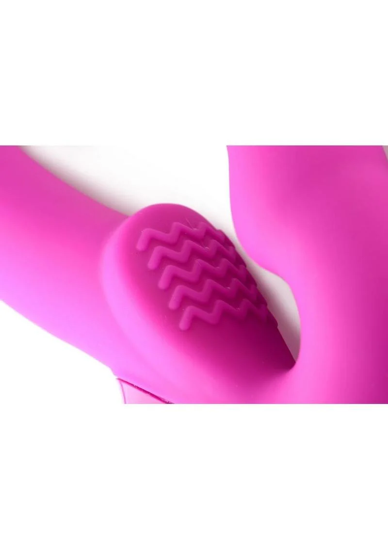 Strap U Evoke Super Charged Rechargeable Silicone Vibrating Strapless Strap-On - Image 5