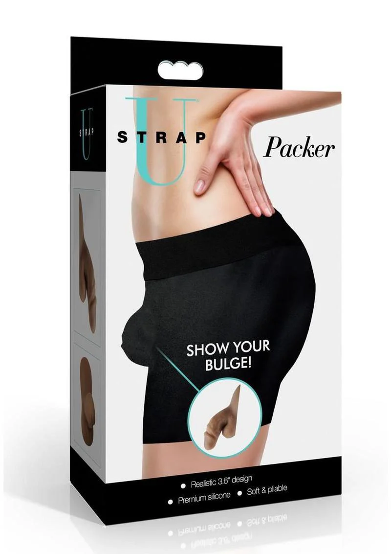 Strap U Packer Silicone 3.6in Dildo - Image 2