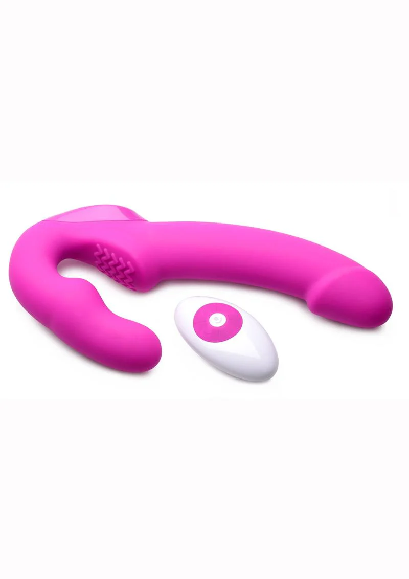 Strap U Urge Rechargeable Silicone Strapless Strap-On with Remote Control - Image 6