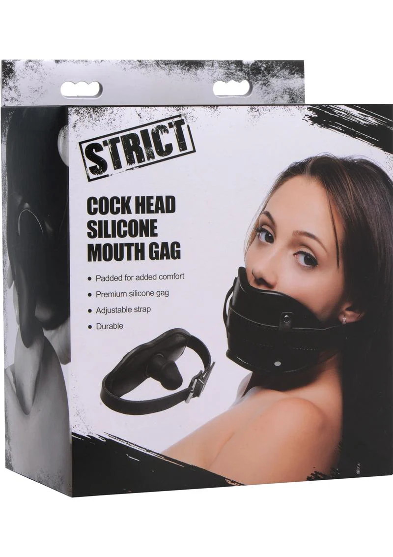 Strict Cock Head Silicone Mouth Gag - Image 3