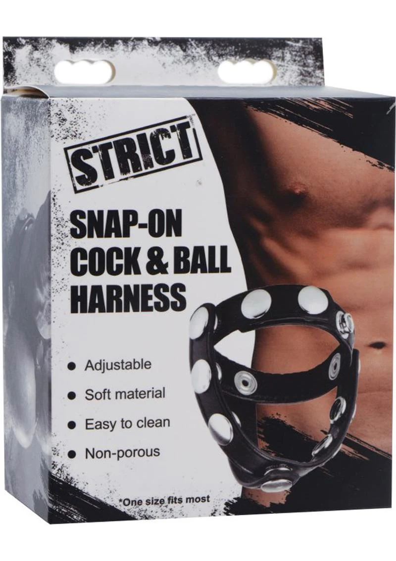 Strict Snap-On Cock and Ball Harness - Image 3