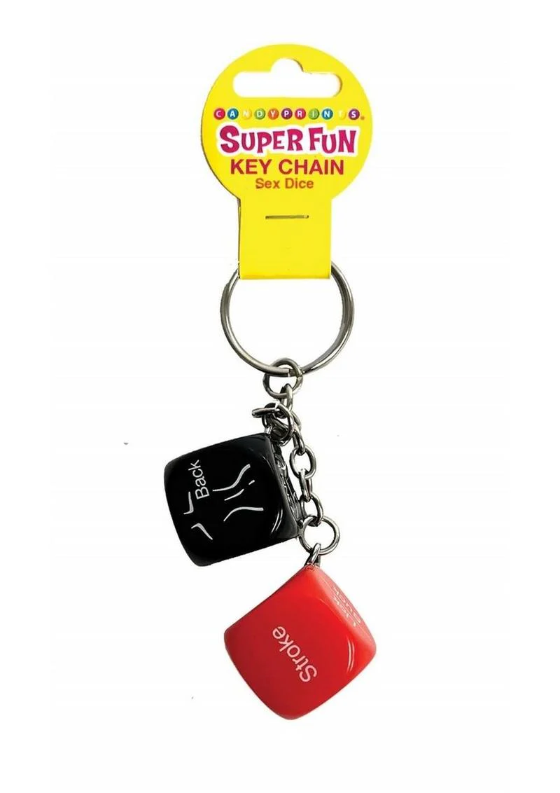 Super Fun Key Chain Sex Dice - Image 2
