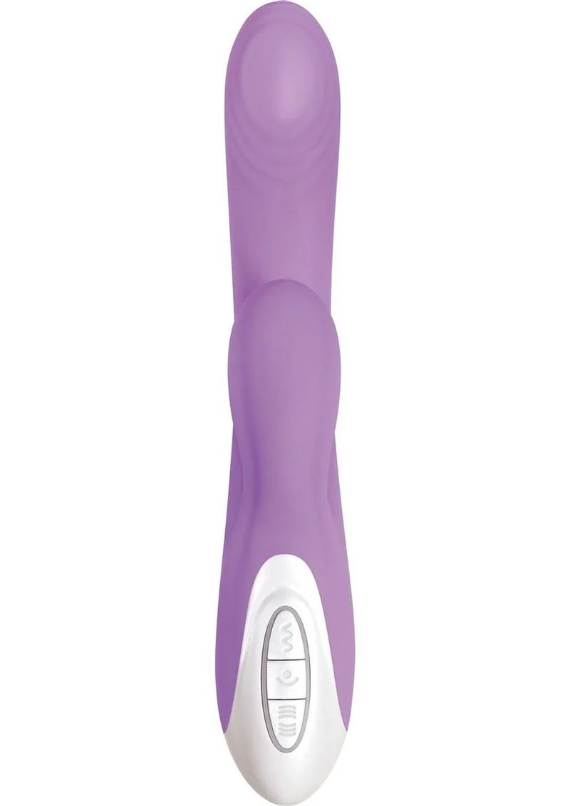 Super Sucker Rechargeable Silicone G-Spot Vibrator with Clitoral Stimulator - Image 3