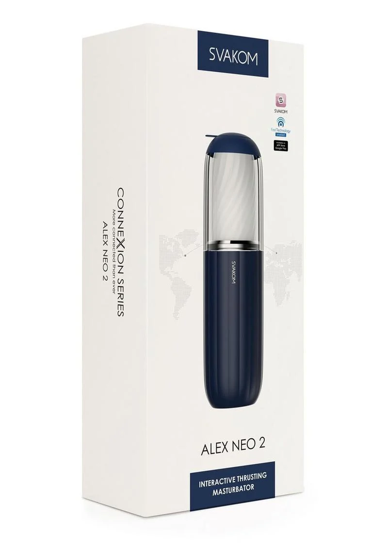 Svakom Alex Neo 2 Interactive Thrusting Rechargeable Masturbator - Image 3