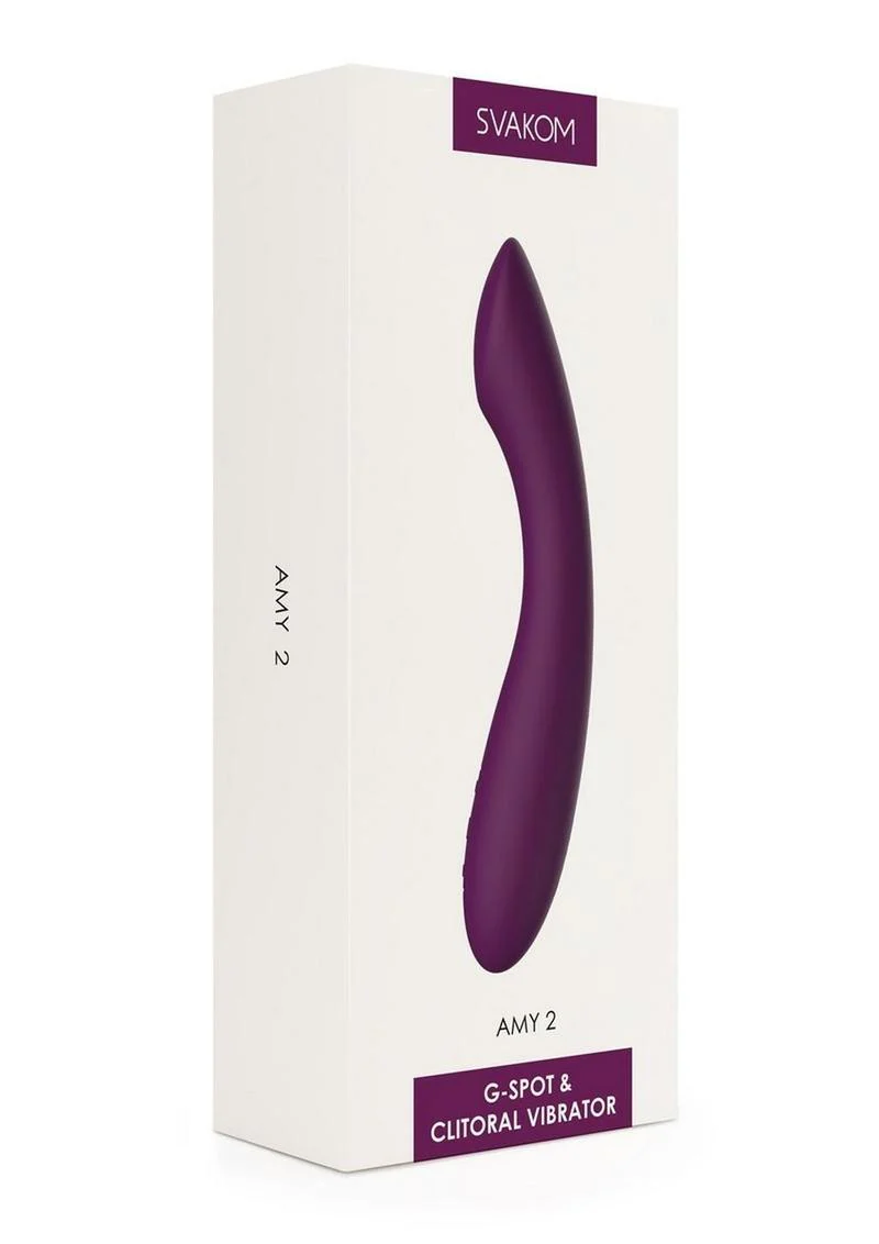 Svakom Amy 2 Rechargeable Silicone Vibrator - Image 3