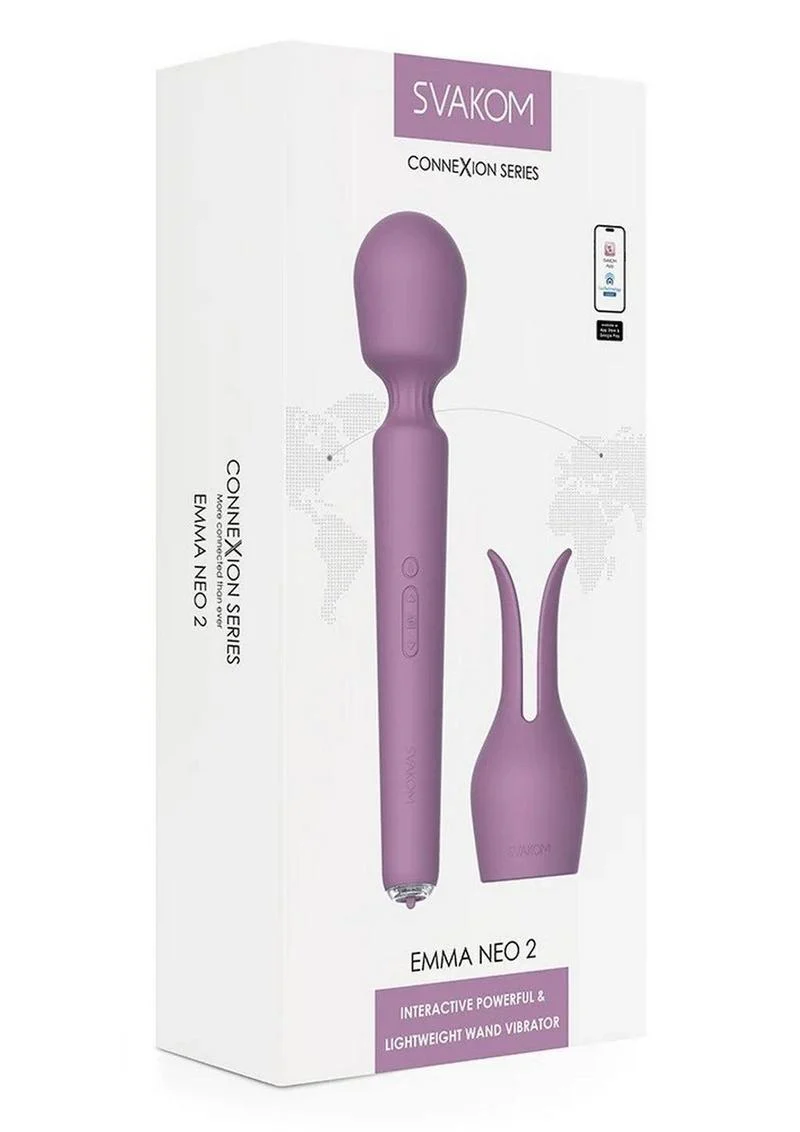 Svakom Emma Neo 2 Rechargeable Silicone Heated Vibrator with Compatible App - Image 2