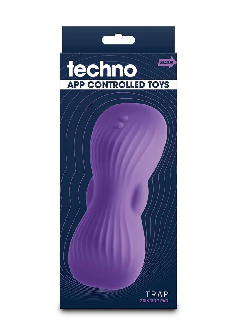 Techno Trap Rechargeable Silicone App Compatible Dual Motor Hands-Free Grinding Pad - Image 4
