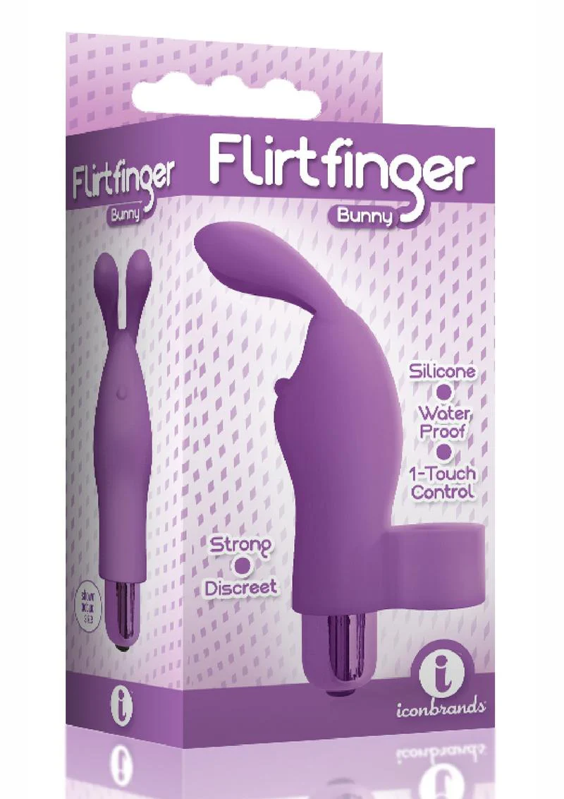 The 9's - Flirt Finger Silicone Bunny - Image 4
