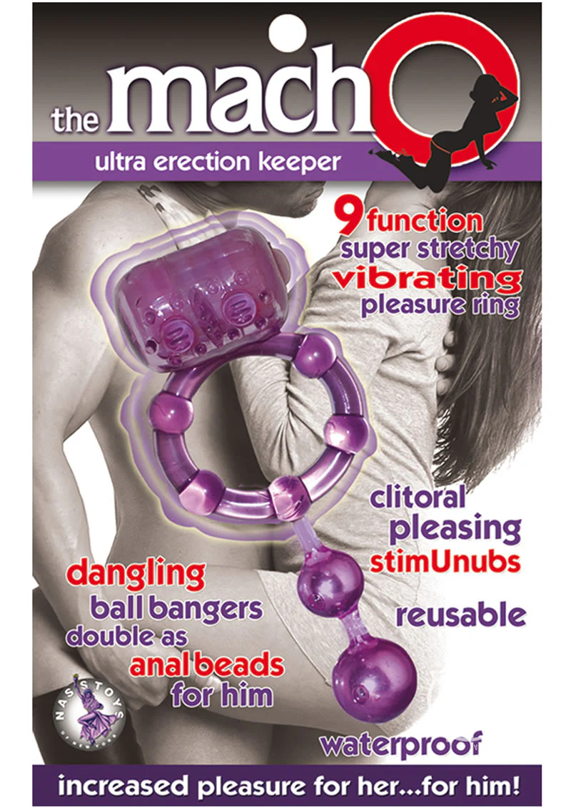 The Macho Ultra Erection Keeper Vibrating Cock Ring - Image 2