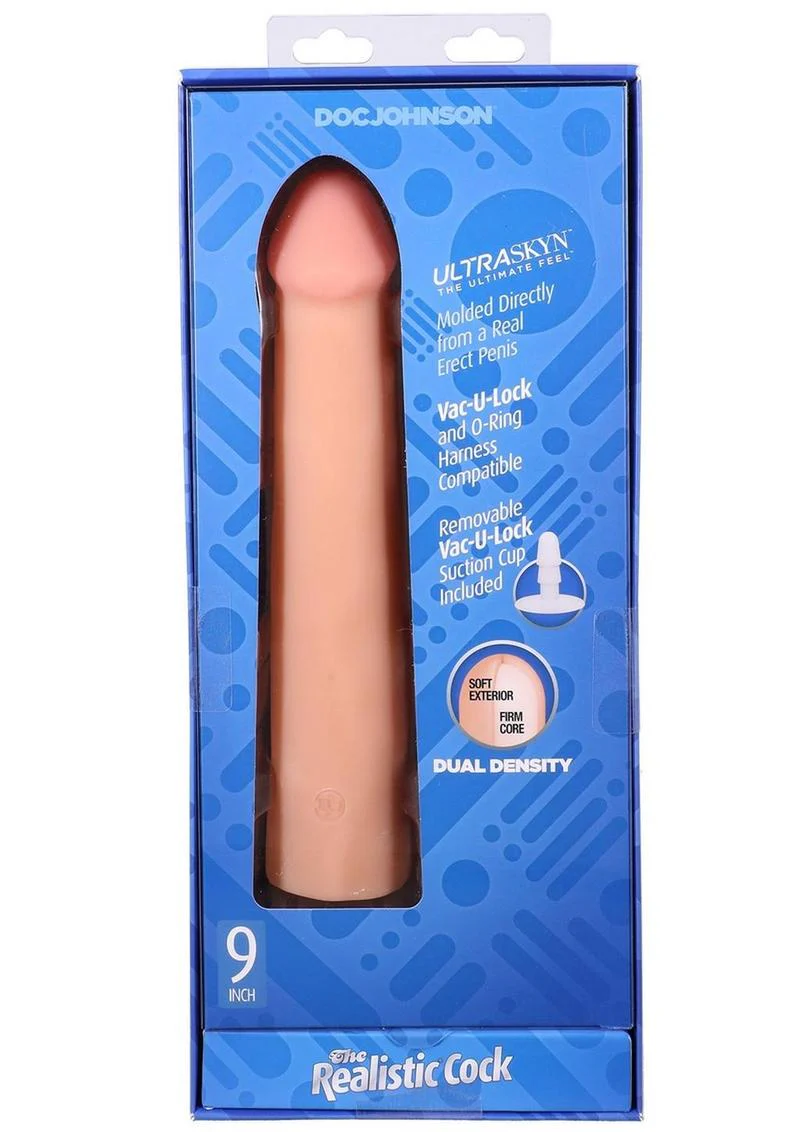The Realistic Cock Ultraskyn Removable Vac-U-Lock Suction Cup - Image 3