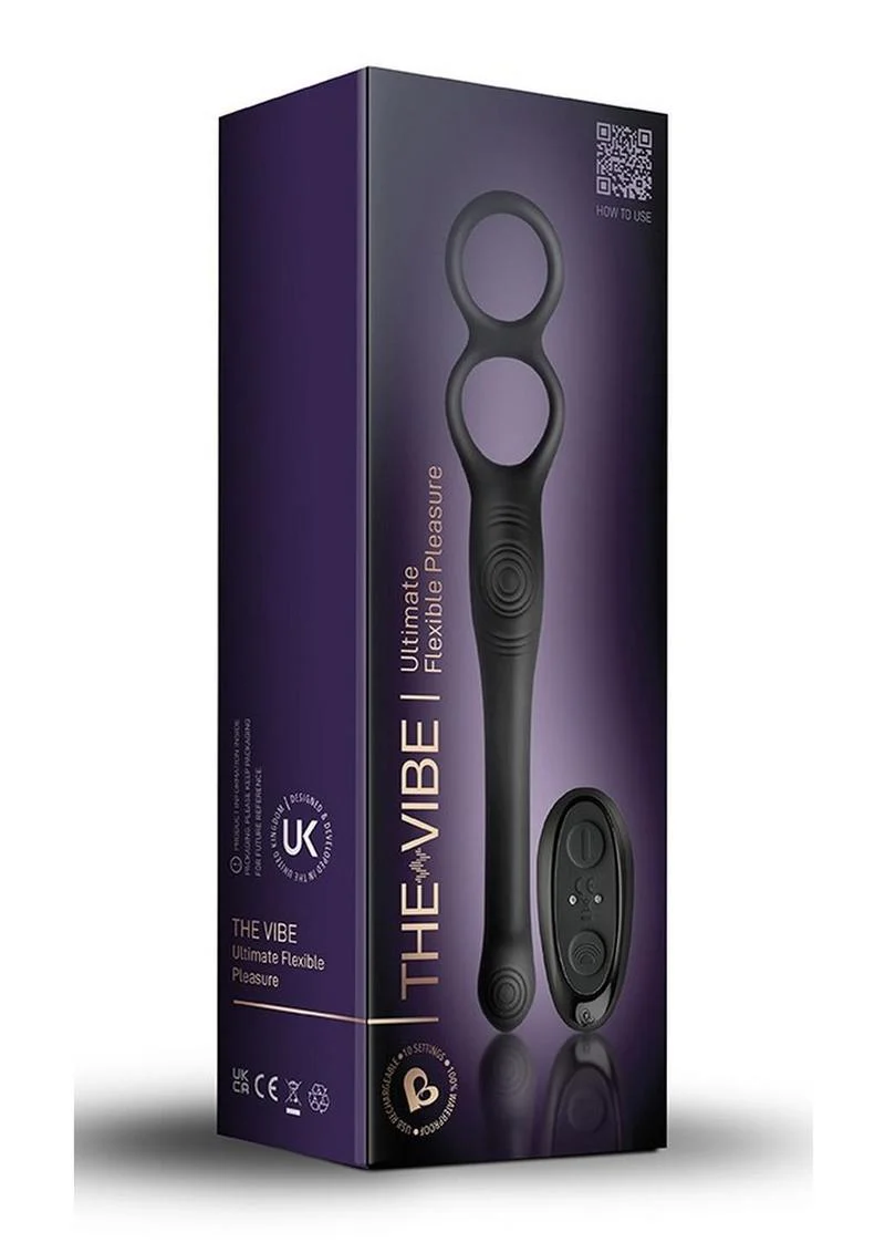 The-Vibe Silicone Rechargeable Anal Stimulator with Remote Control - Image 2