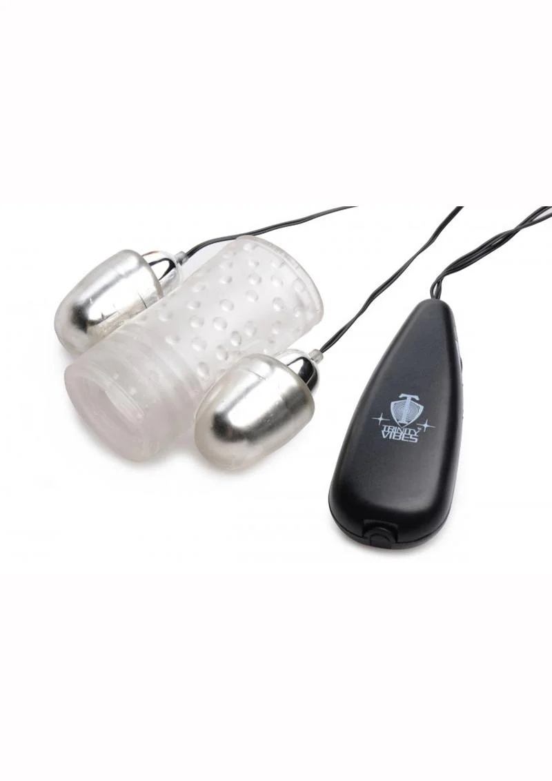 Trinity Men Dual Vibrating Penis Sheath - Image 3
